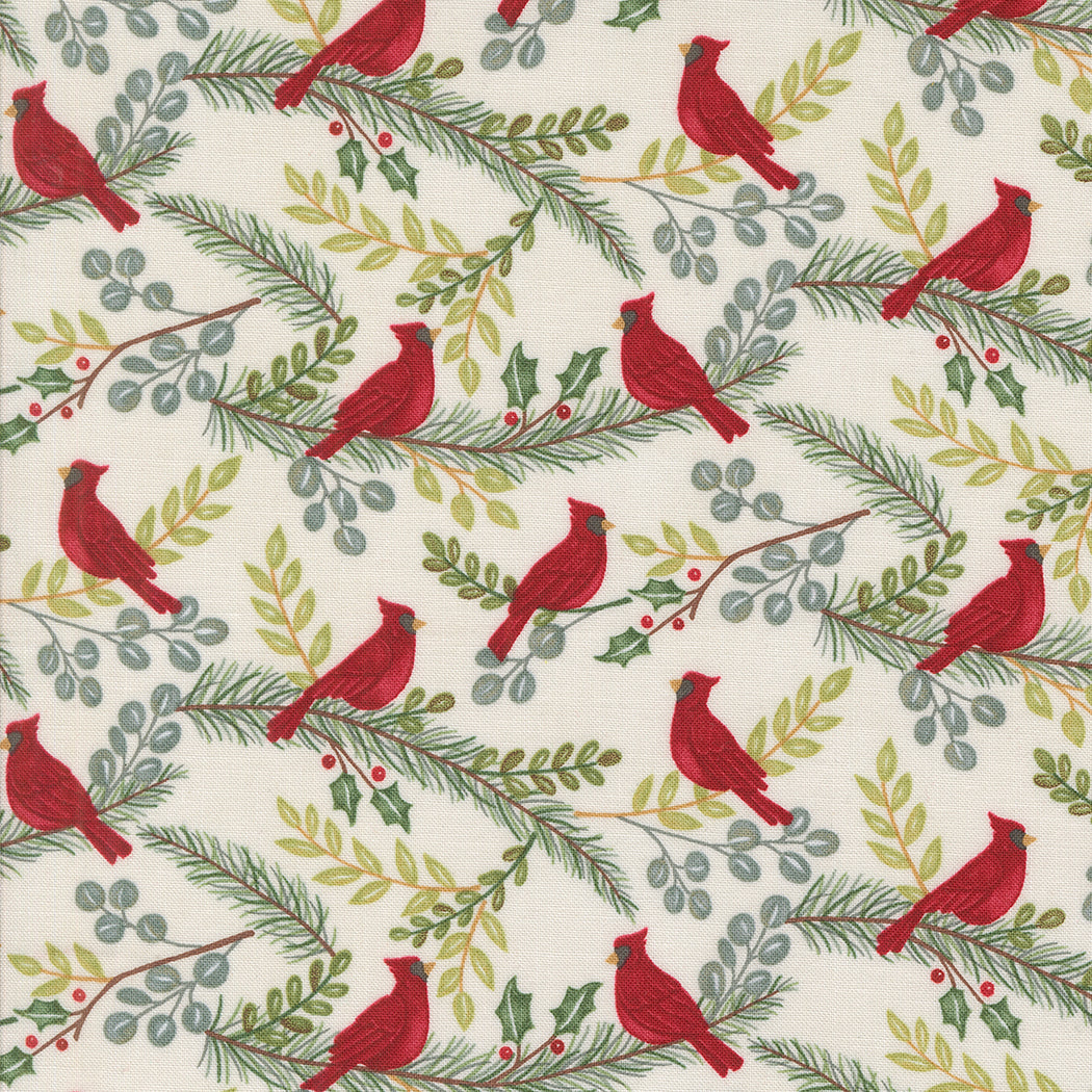 Winter Friends by Deb Strain Snowy White Red