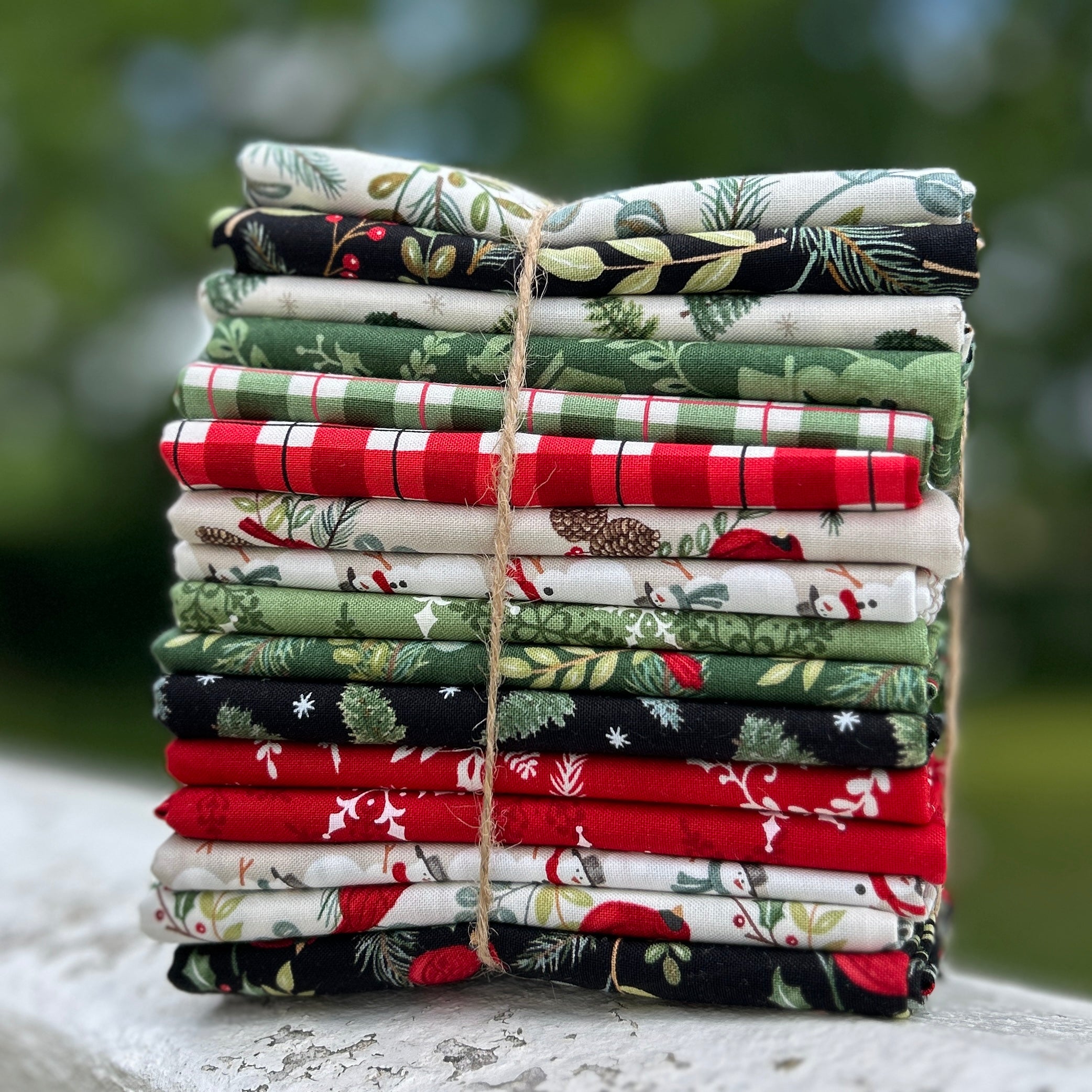 Winter Friends by Deb Strain Fat quarter bundt (16 stk)