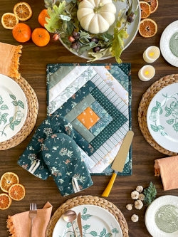 REST nr7: Timeless Ticking Sage Juniper Art Gallery Fabric