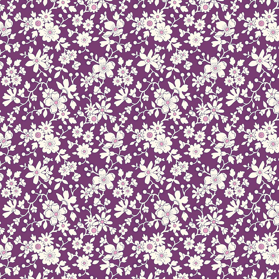 Maddsie Silhuette Botanical Jewel Liberty fat quarter