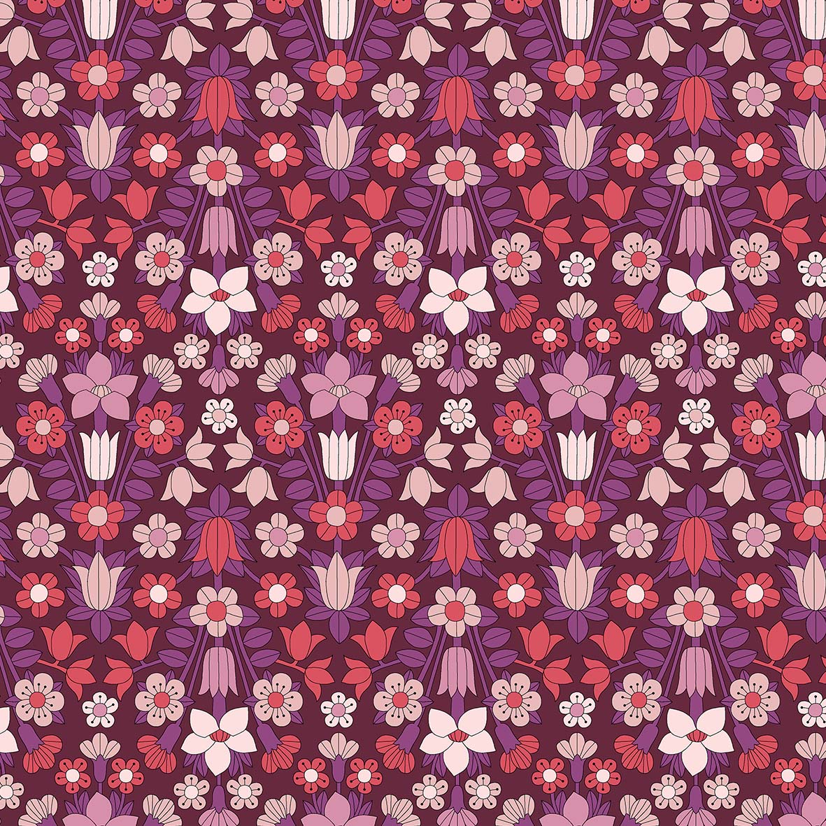 Hampstead Meadow Botanical Jewel Liberty fat quarter