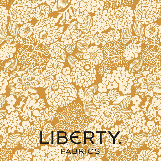 Arthur's Garden Dahlia Garden Liberty Fabric
