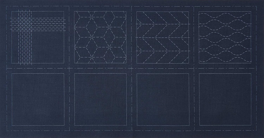 Sashiko Hidamari Coaster No 2 4 stk (Flere farver)