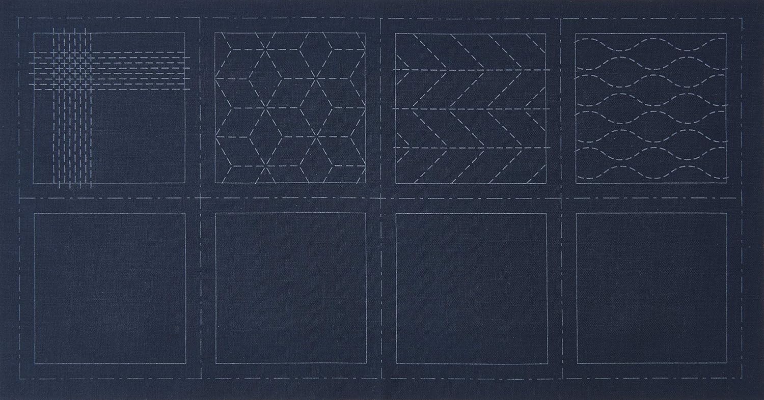 Sashiko Hidamari Coaster No 2 4 stk (Flere farver)