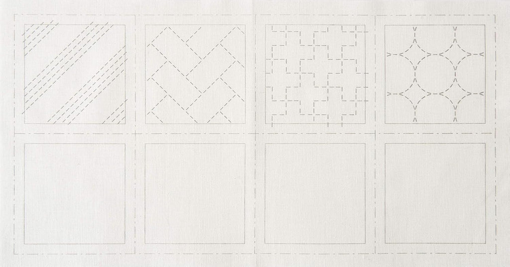 Sashiko Hidamari Coaster No 3 4 stk (Flere farver)