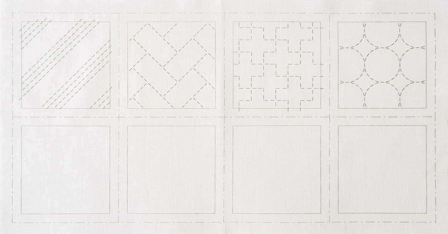 Sashiko Hidamari Coaster No 3 4 stk (Flere farver)