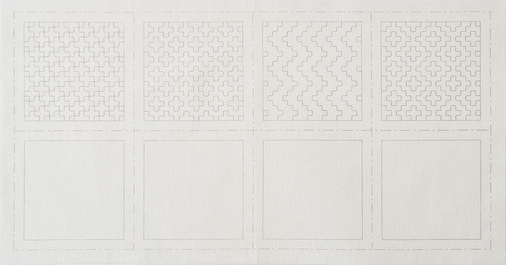 Sashiko Hidamari Coaster No 4 4 stk (Flere farver)