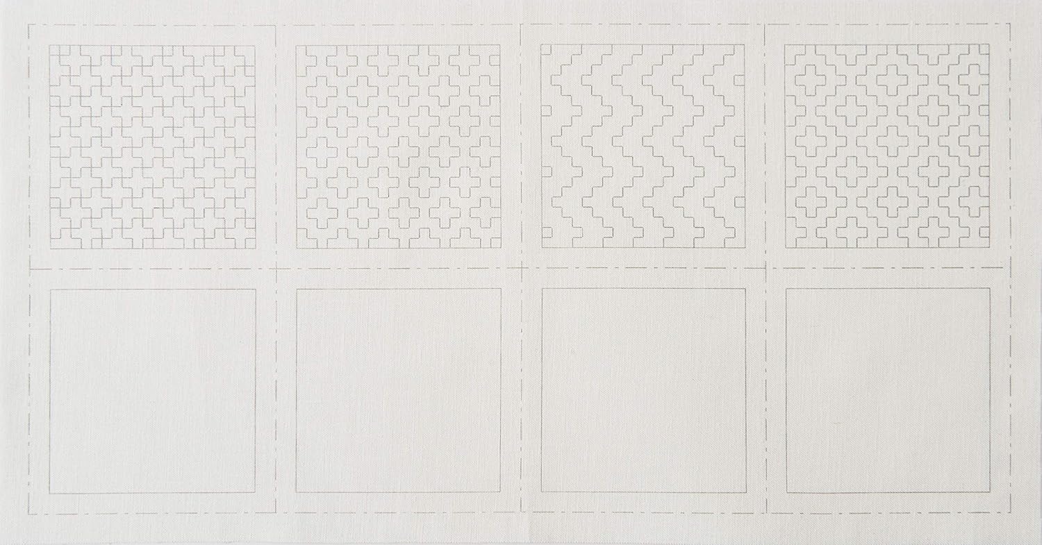 Sashiko Hidamari Coaster No 4 4 stk (Flere farver)