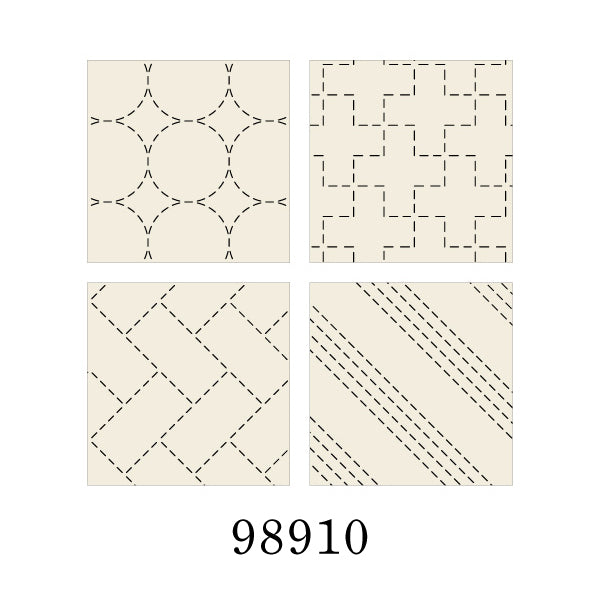 Sashiko Hidamari Coaster No 3 4 stk (Flere farver)