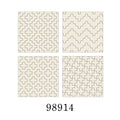 Sashiko Hidamari Coaster No 4 4 stk (Flere farver)