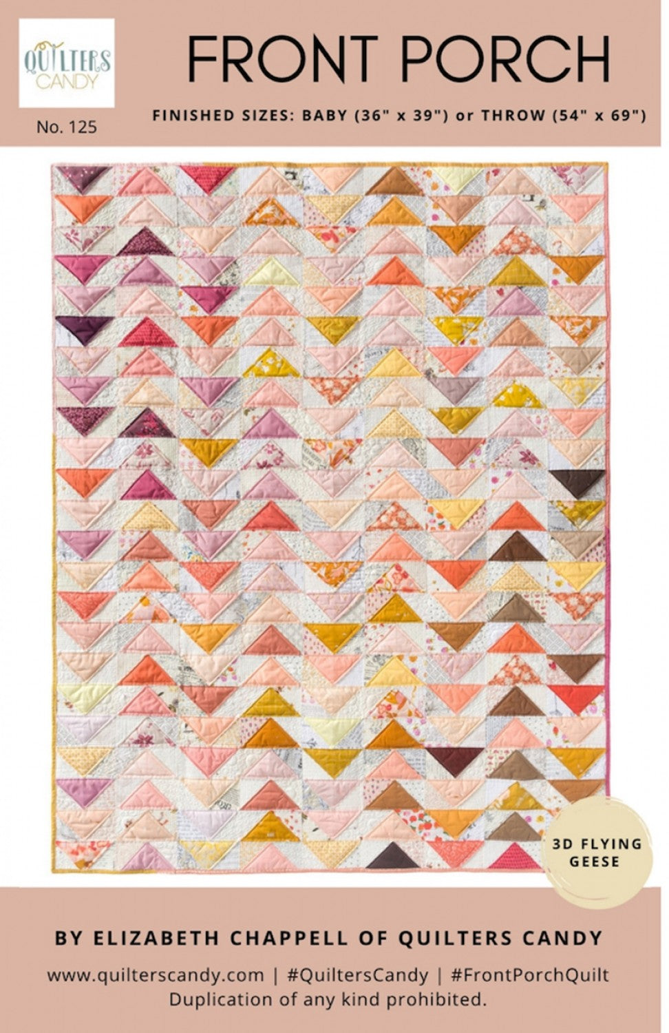 Front Porch af Quilters Candy (trykt mønster)