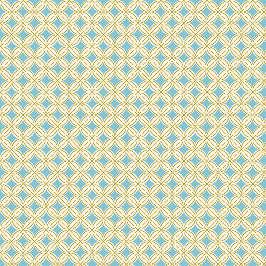 Waterfall Gold/Blue Gideon Creek Cloud9 Fabrics