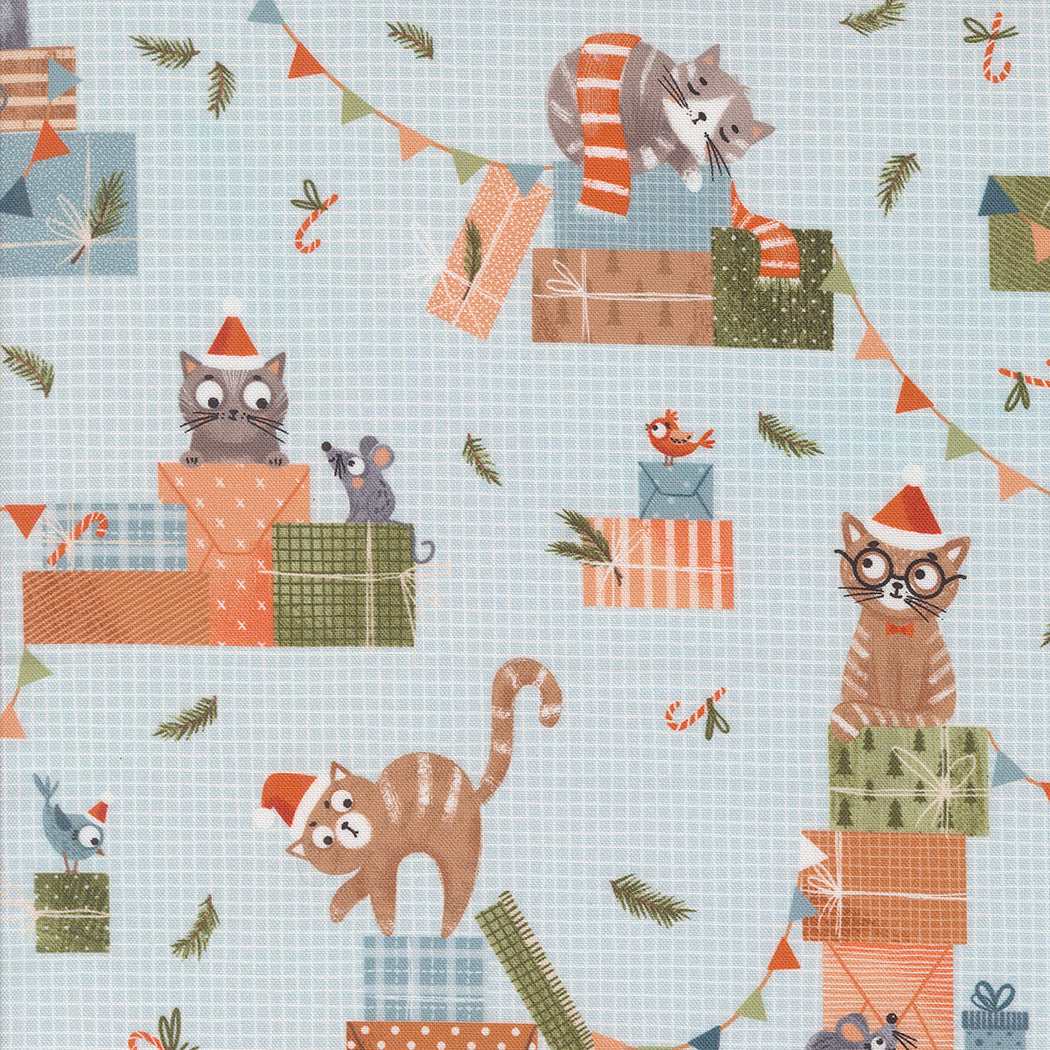 Purrfect Christmas af Elena Amo charm pack