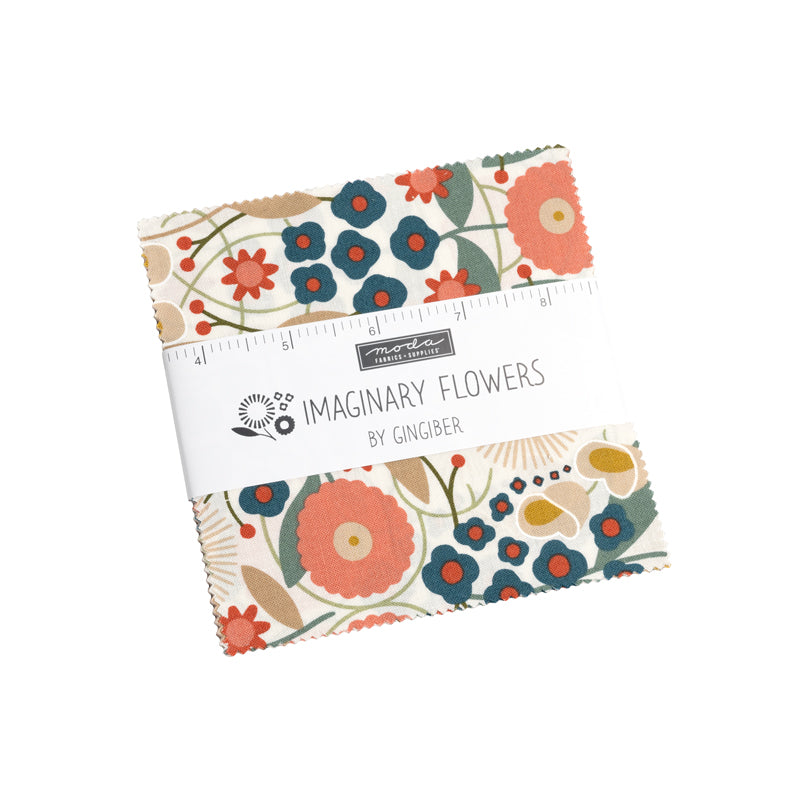 Imaginary Flowers by Gingiber charm pack