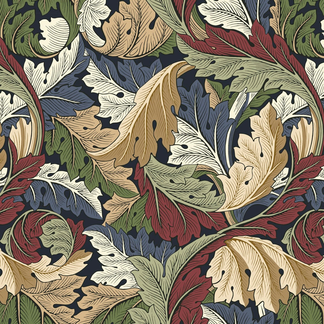 Oxford Holiday Collection William Morris Fat quarter bundt (13 stk)