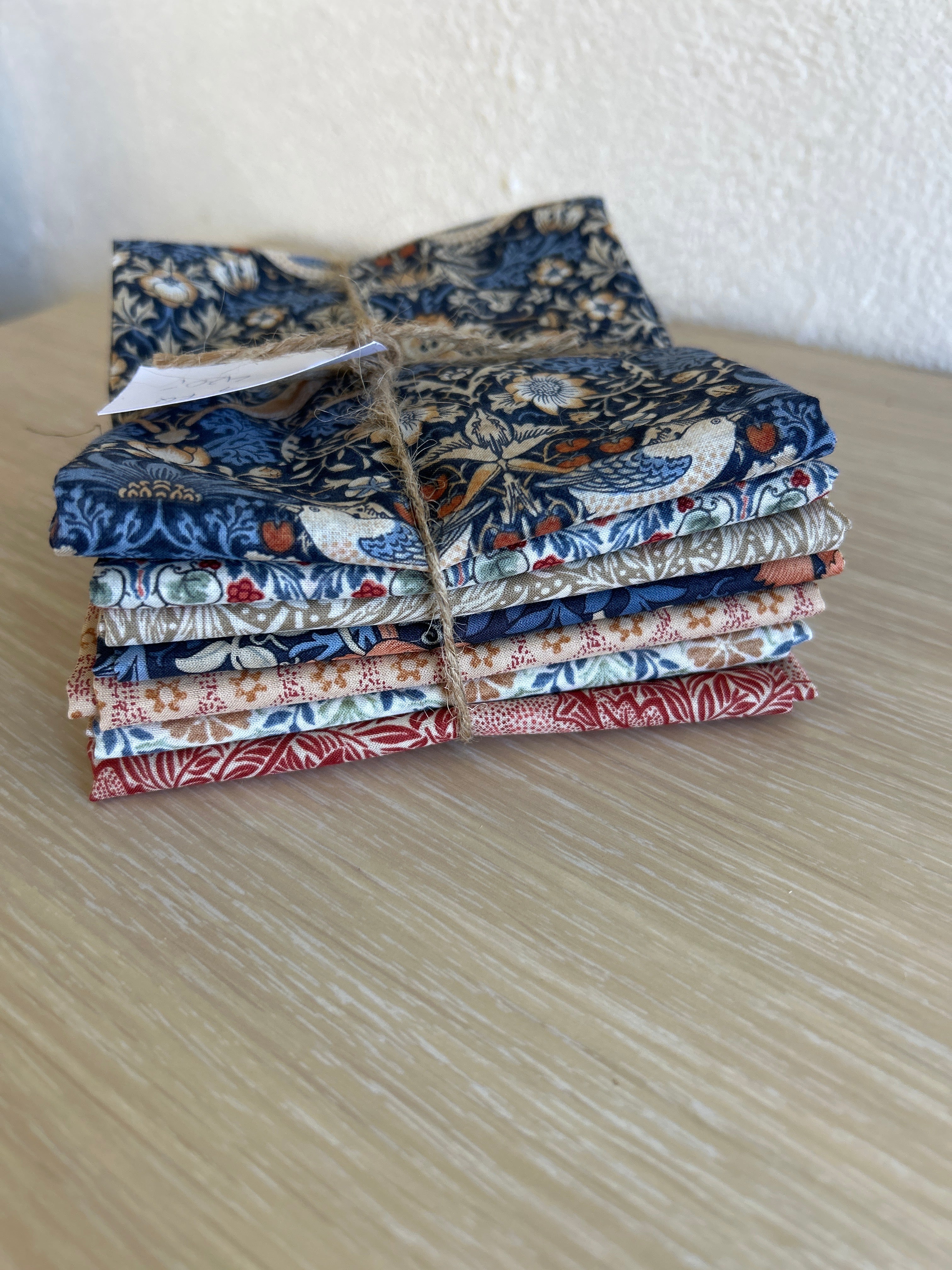 Bexleyheath William Morris fat quarter bundt (7 stk)