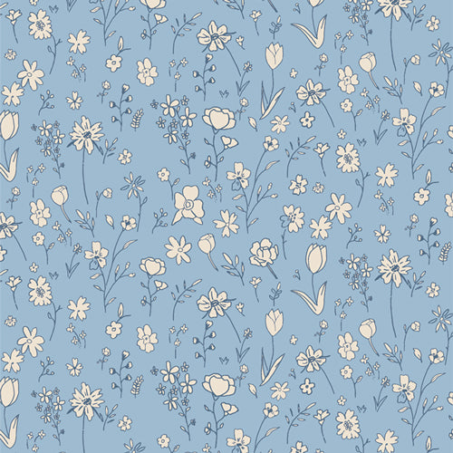 The Blue Fairy Bedtime Stories by Elizabeth Chappell fat quarter