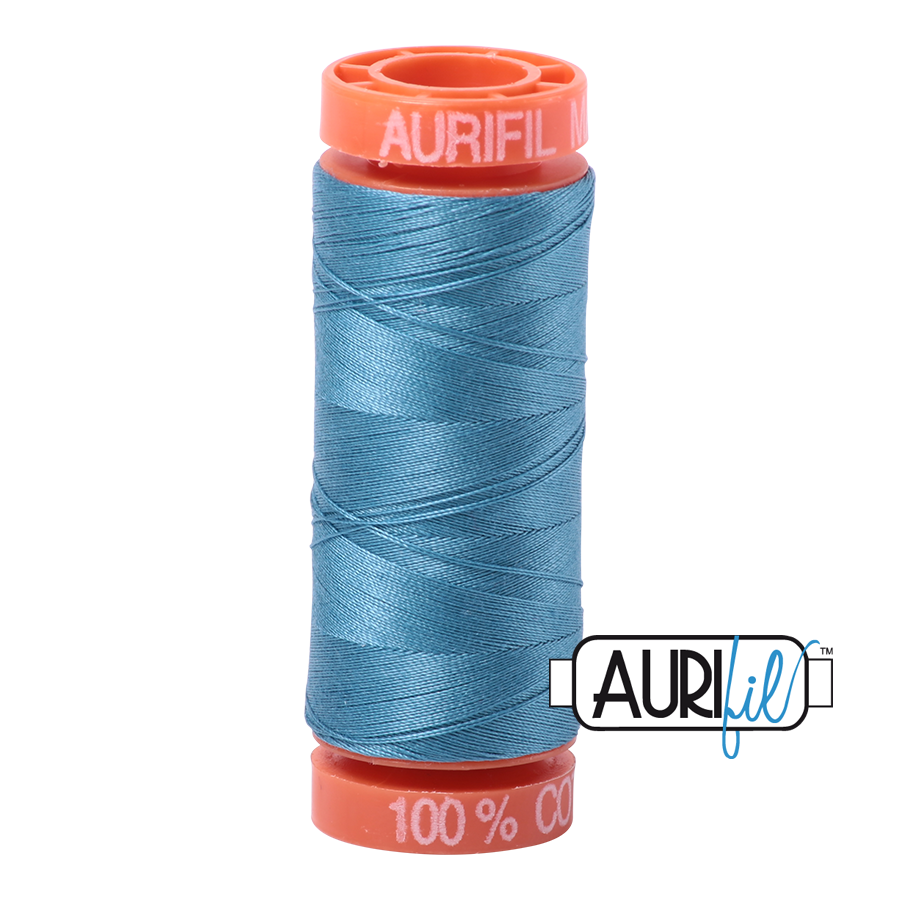 Aurifil bomuldstråd  50wt Teal 2815