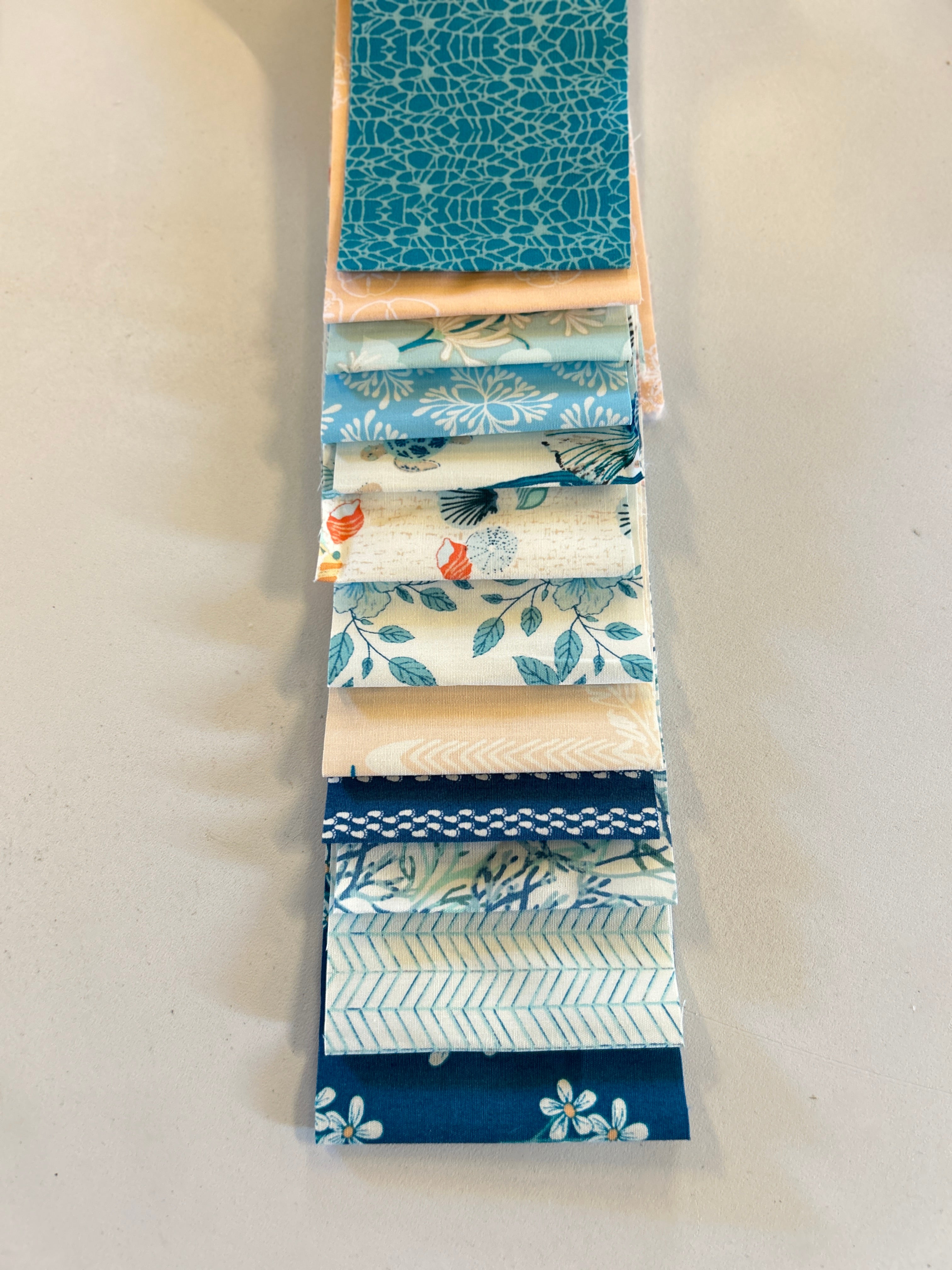 Gulf Breeze Art Gallery Fabrics 7 cm strimler (12 stk)