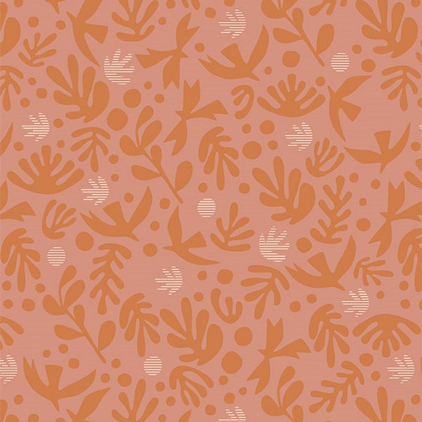 Boho Birds Snapdragon 105 Duval by Suzy Quilts fat quarter