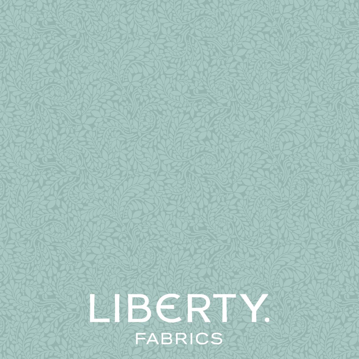 York Fern fra Liberty Fabric Duck Egg Blue