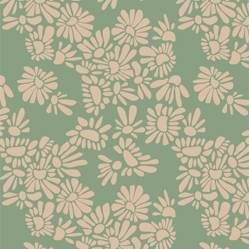 Meadow Matcha Evolve by Suzy Quilts Art Gallery Fabric