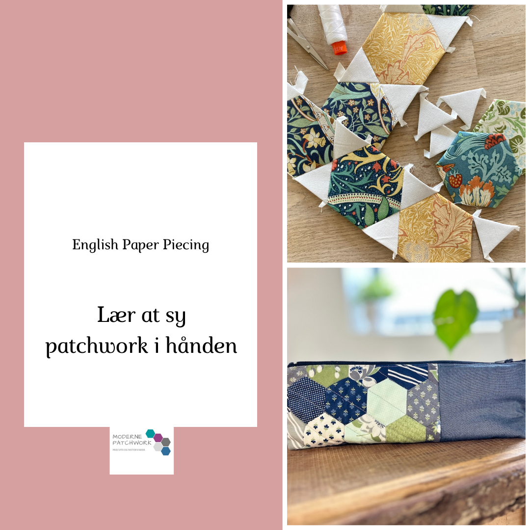 Lær at sy patchwork i hånden tirsdag den 9.september 2025 kl. 19-21.30