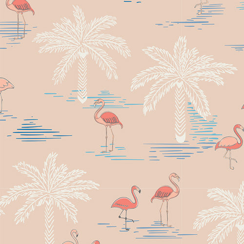 Flamingo Paradise Gulf Breeze Art Gallery Fabrics