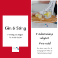 Gin & Sting Fødselsdagsedition 13.august 2026