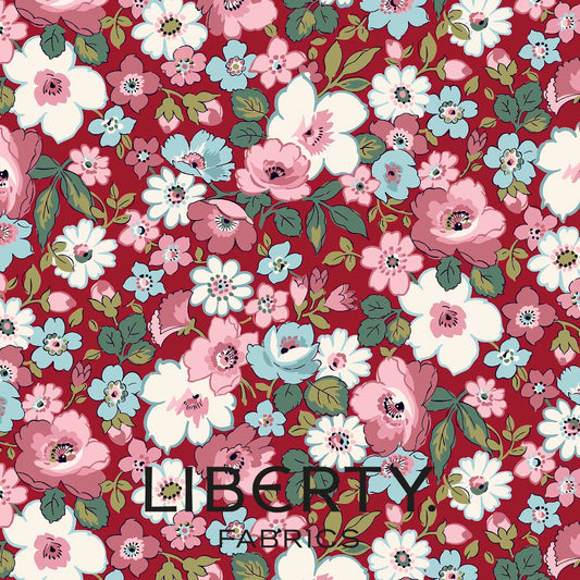 Hedgerow Bloom Heirloom Liberty fabric fat quarter