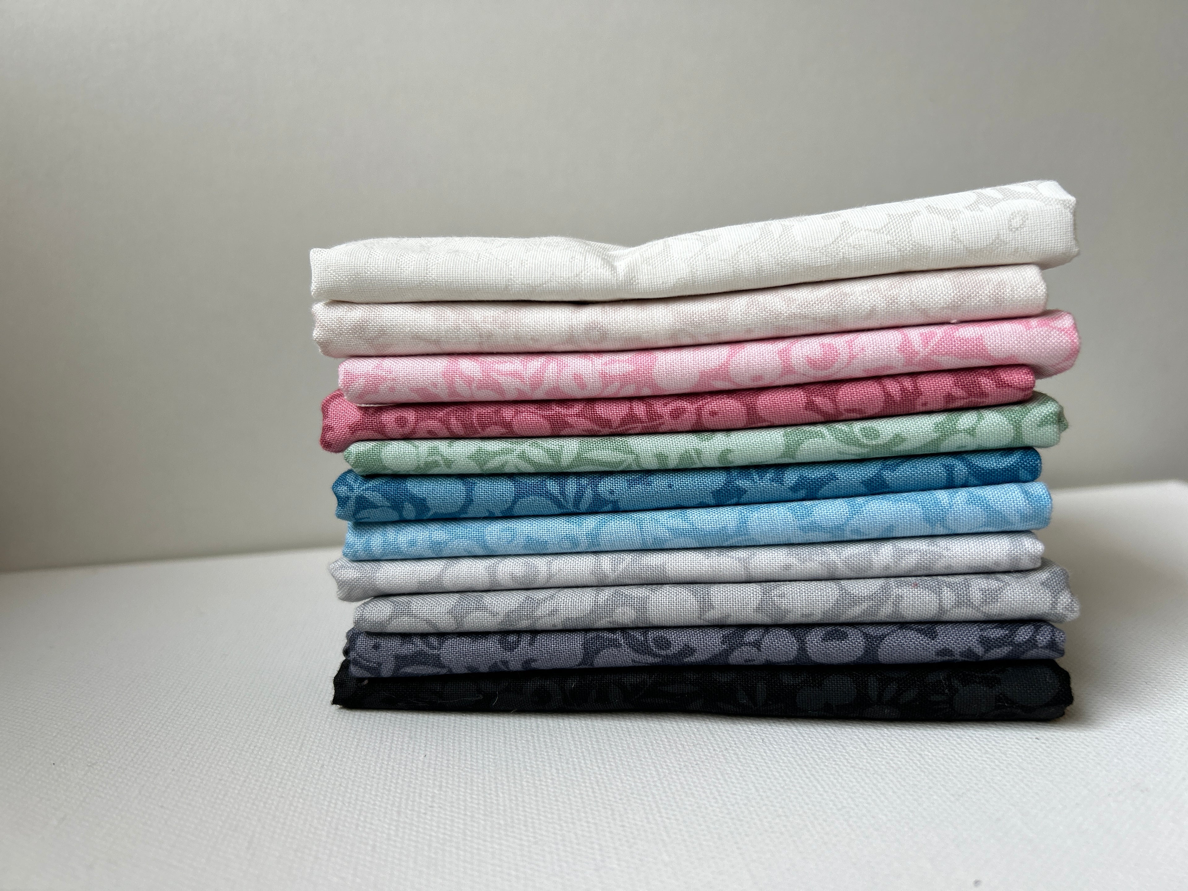 Wiltshire Shadow Stort bundt fat quarter (11 stk)