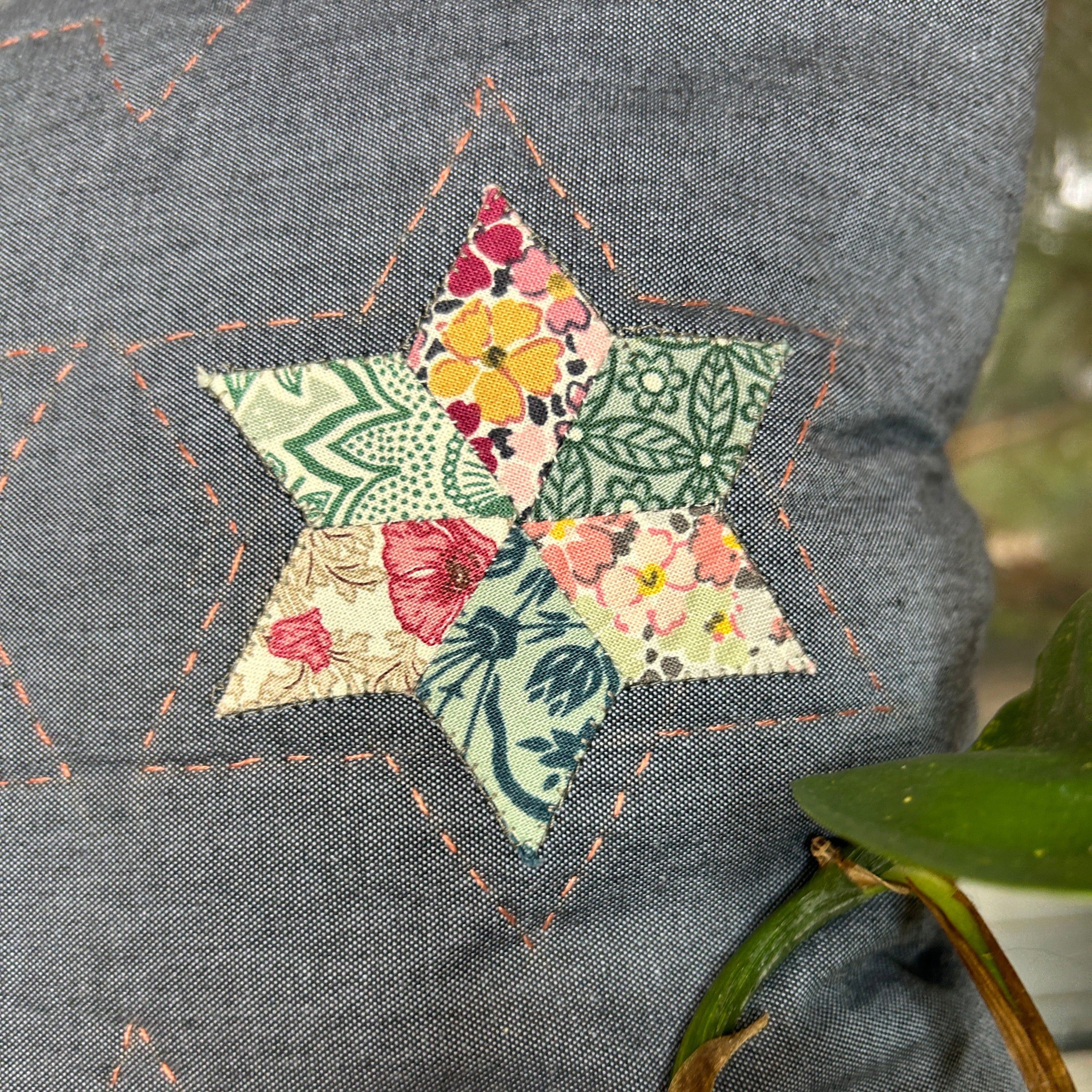 6 point star 1" EPP