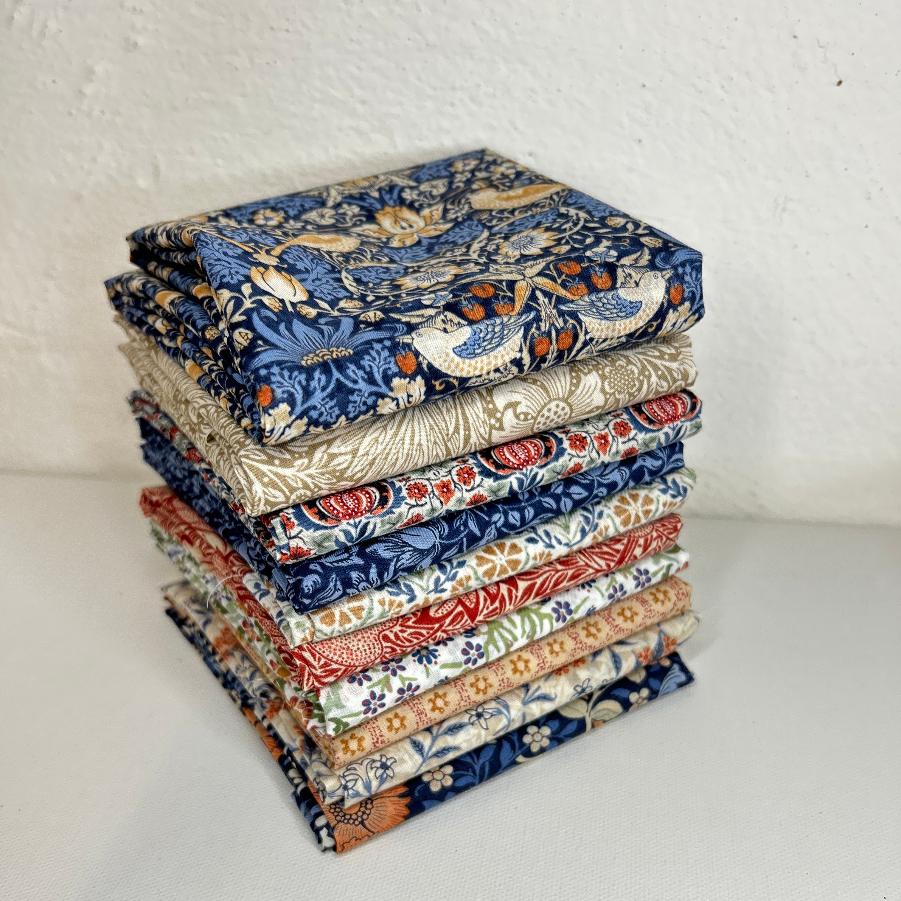 Bexleyheath William Morris fat quarter bundt (10 stk)
