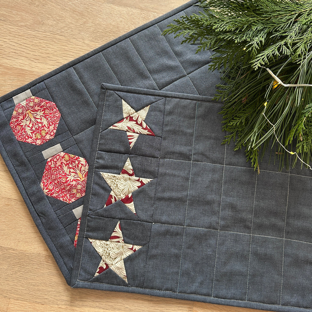 Juledækkeservietter (pdf-mønster)