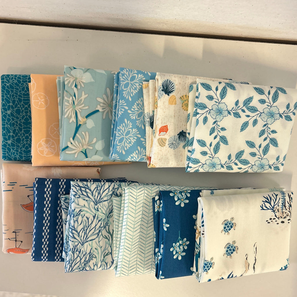 Gulf Breeze Art Gallery Fabrics 7 cm strimler (12 stk)