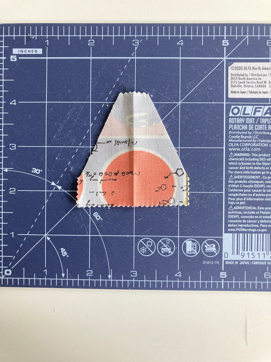 "Søde trekanter" pude. PDF-mønster.