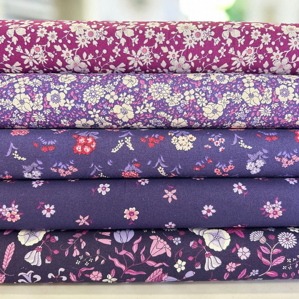 Cosmos Field Botanical Jewel Liberty fat quarter