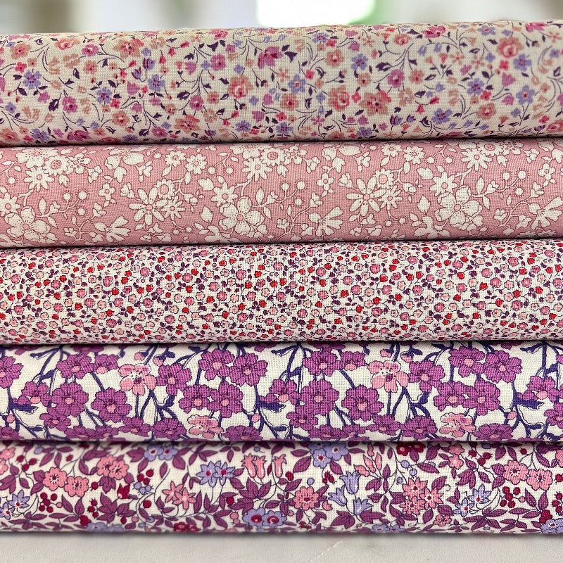 Cosmos Field Botanical Jewel Liberty fat quarter
