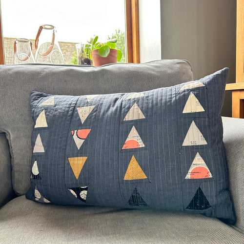 "Søde trekanter" pude (pdf-mønster)