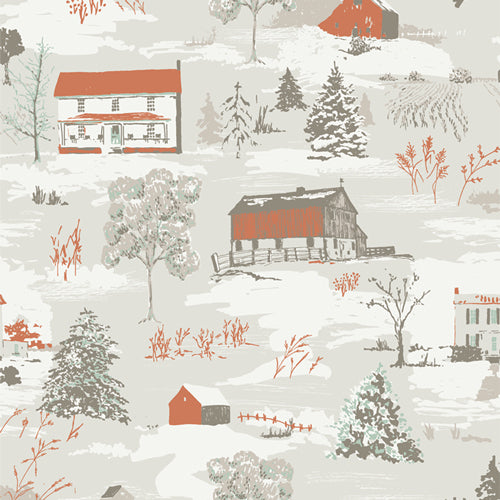 Farmhouse Winter Juniper Art Gallery Fabric