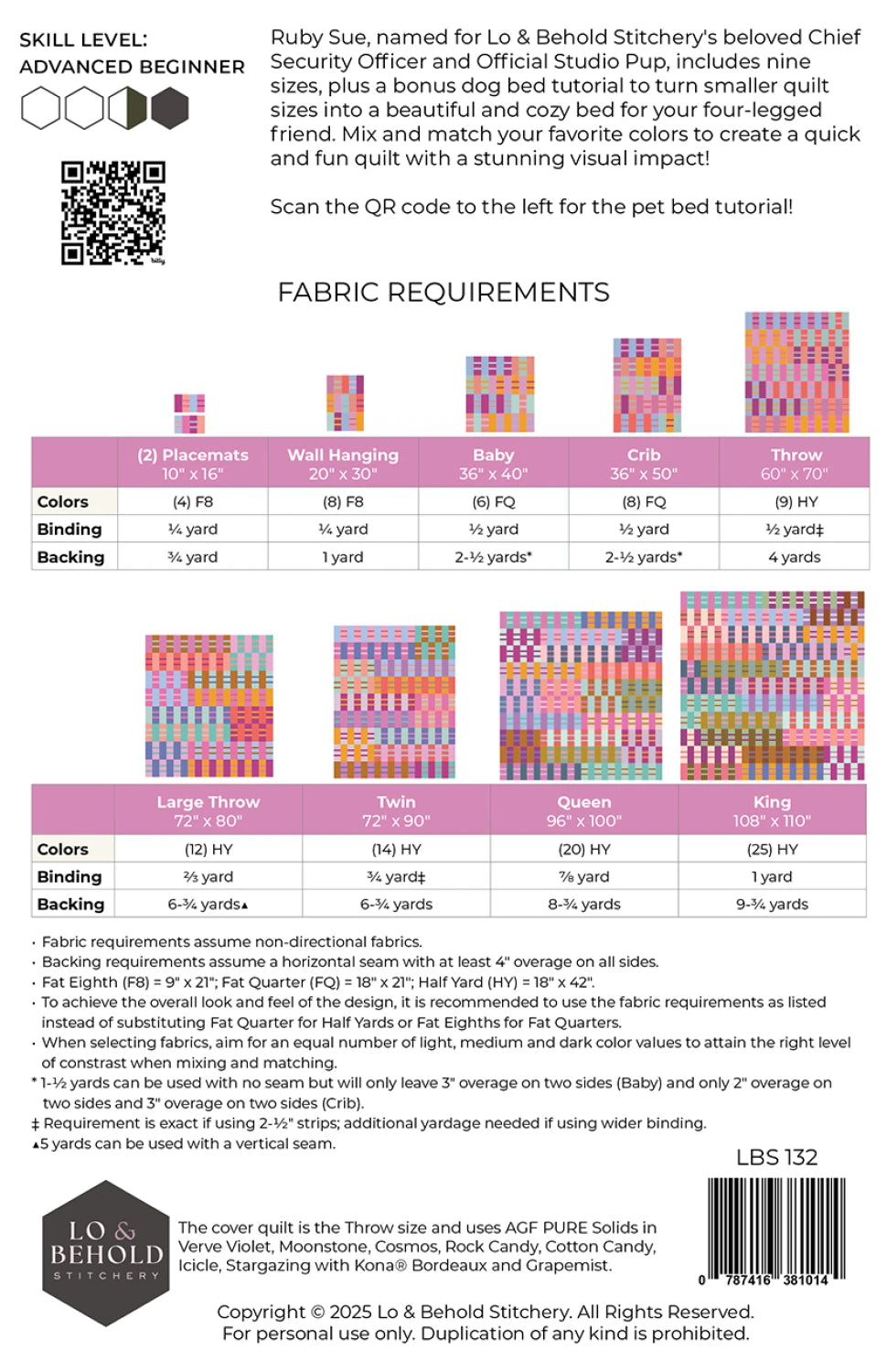 Ruby Sue fra Lo & Behold Stitchery