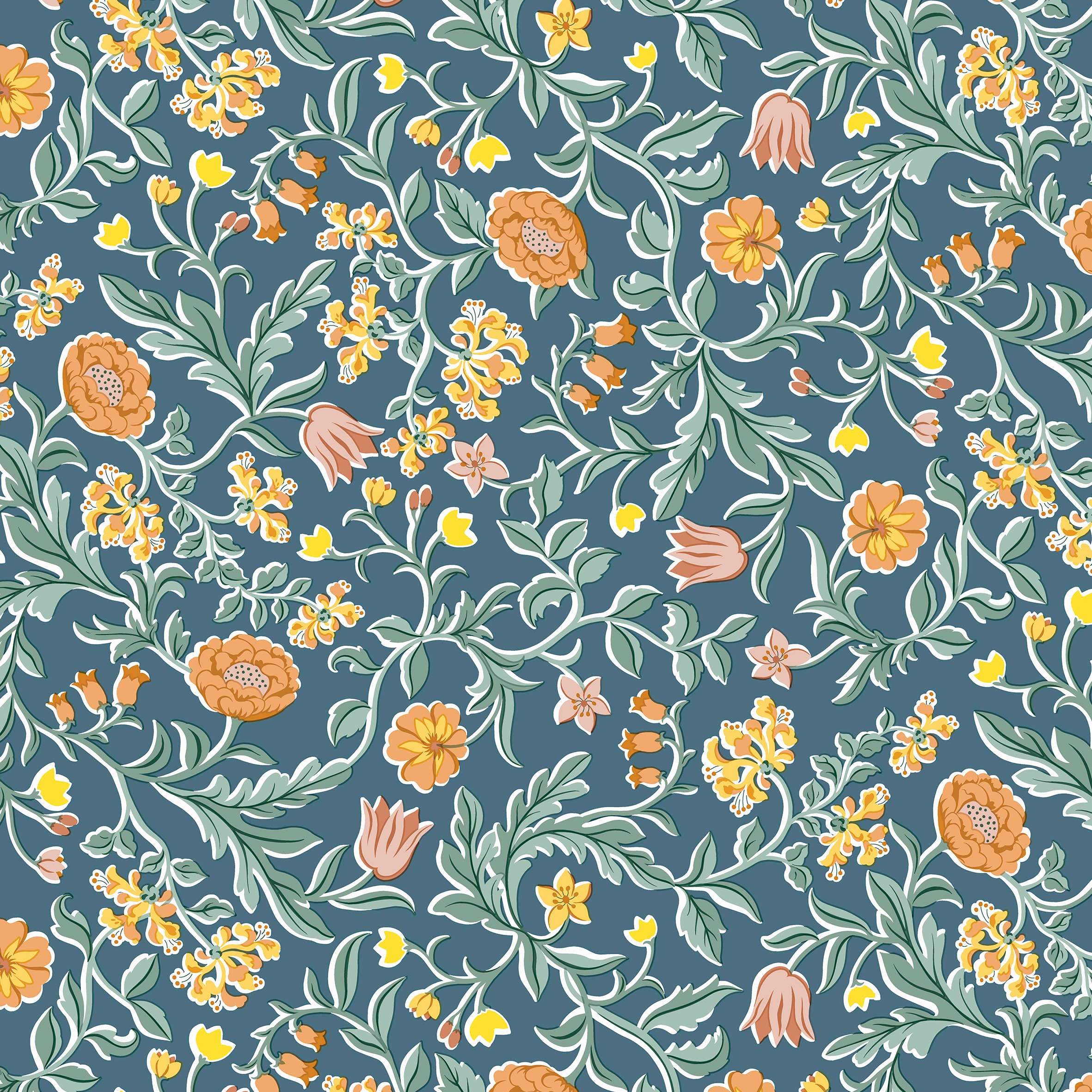 Craft Garden af Liberty Fabrics May's Flowers