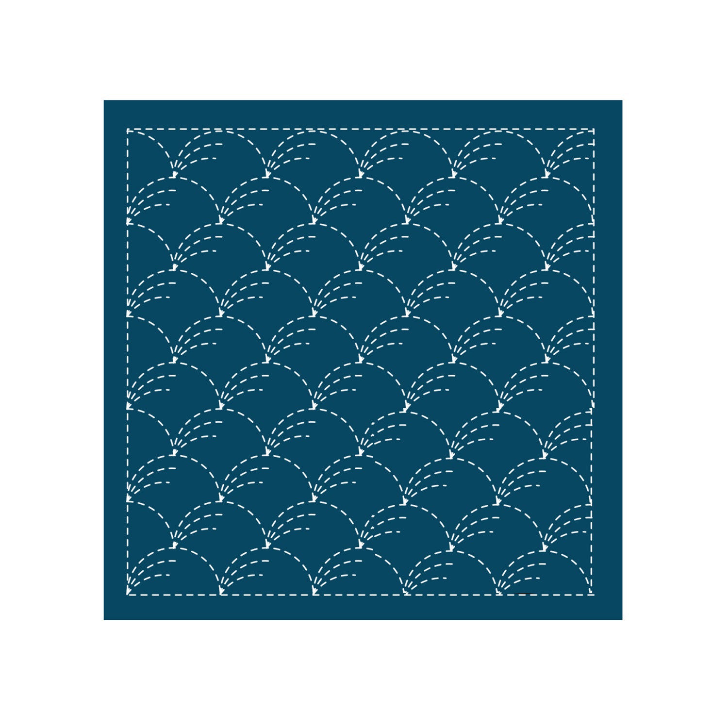 Sashiko sampler Nowaki (Blå)