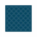 Sashiko sampler Seikaihana blå