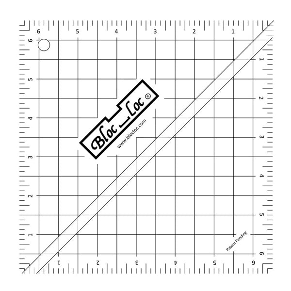 Bloc Loc 6,5" (perfekte half square triangles)