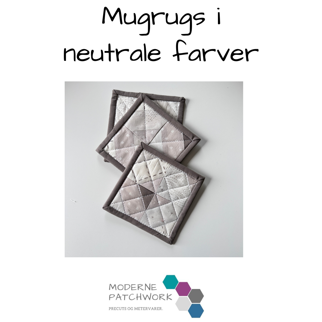 Mugrugs i neutrale farver (pdf-mønster)