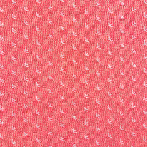 Picnic Wovens af Suzy Quilts Birds in Cardinal