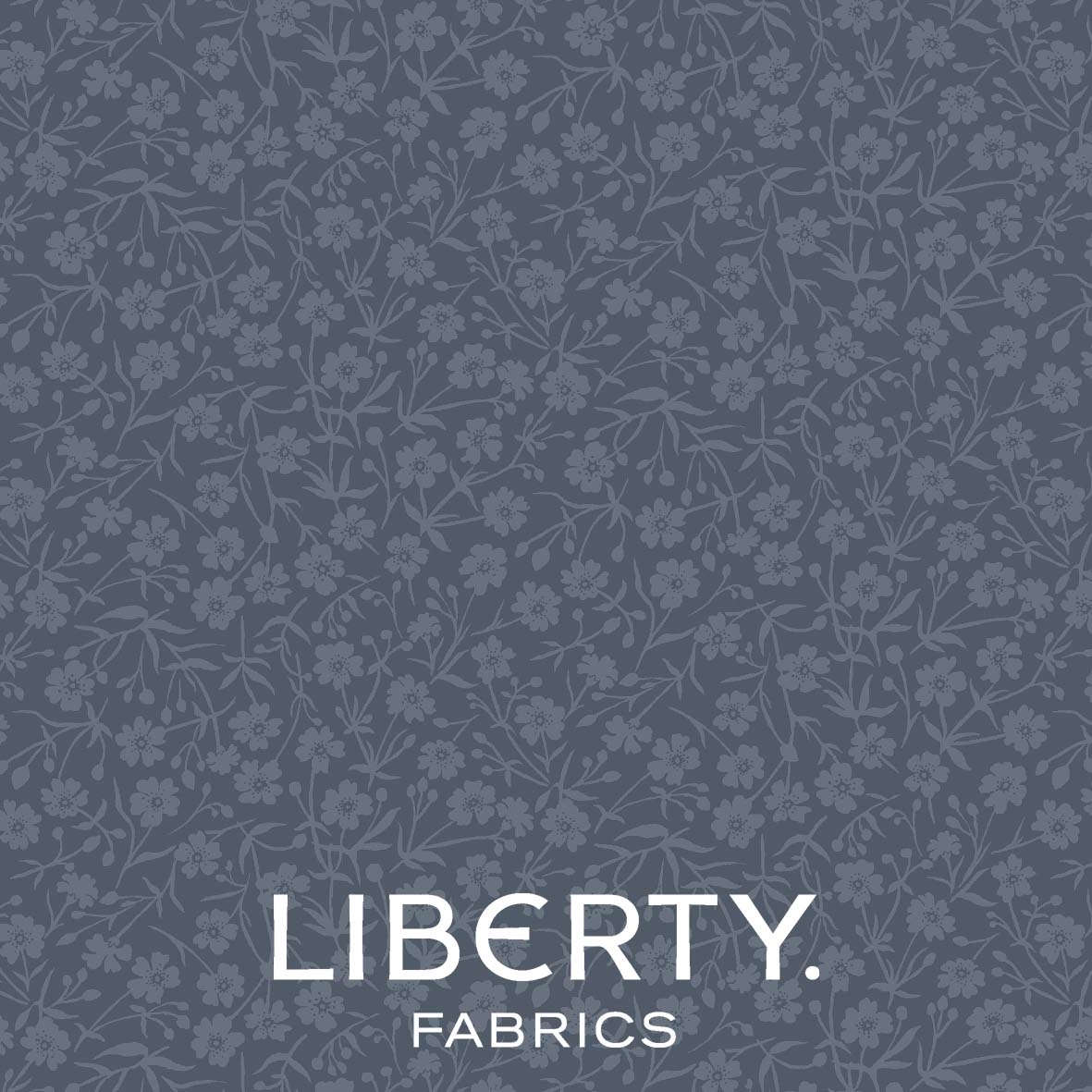Craft Garden  af Liberty Fabrics Slate Grey