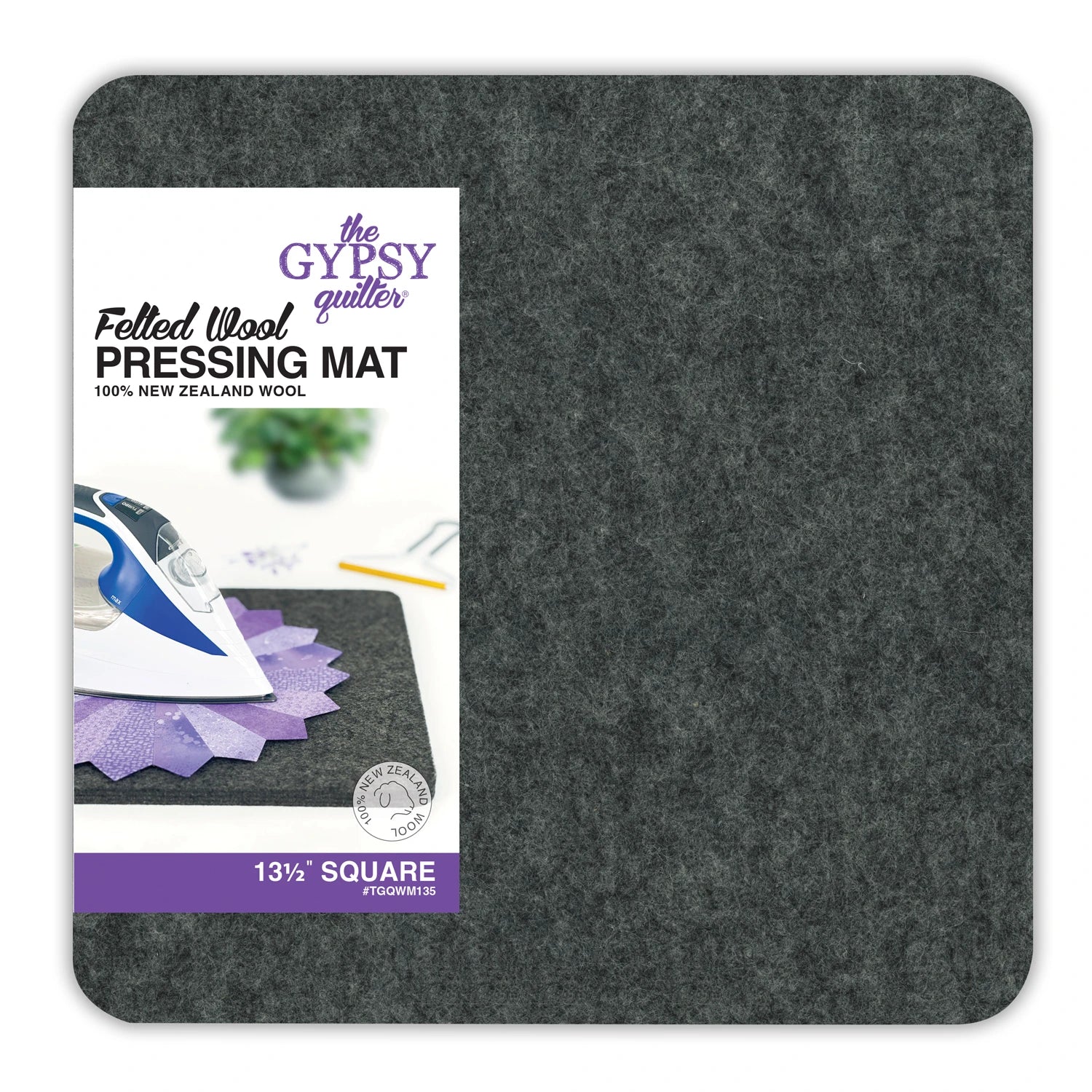 Wool pressing mat ( 13,5 x 13,5 inch)