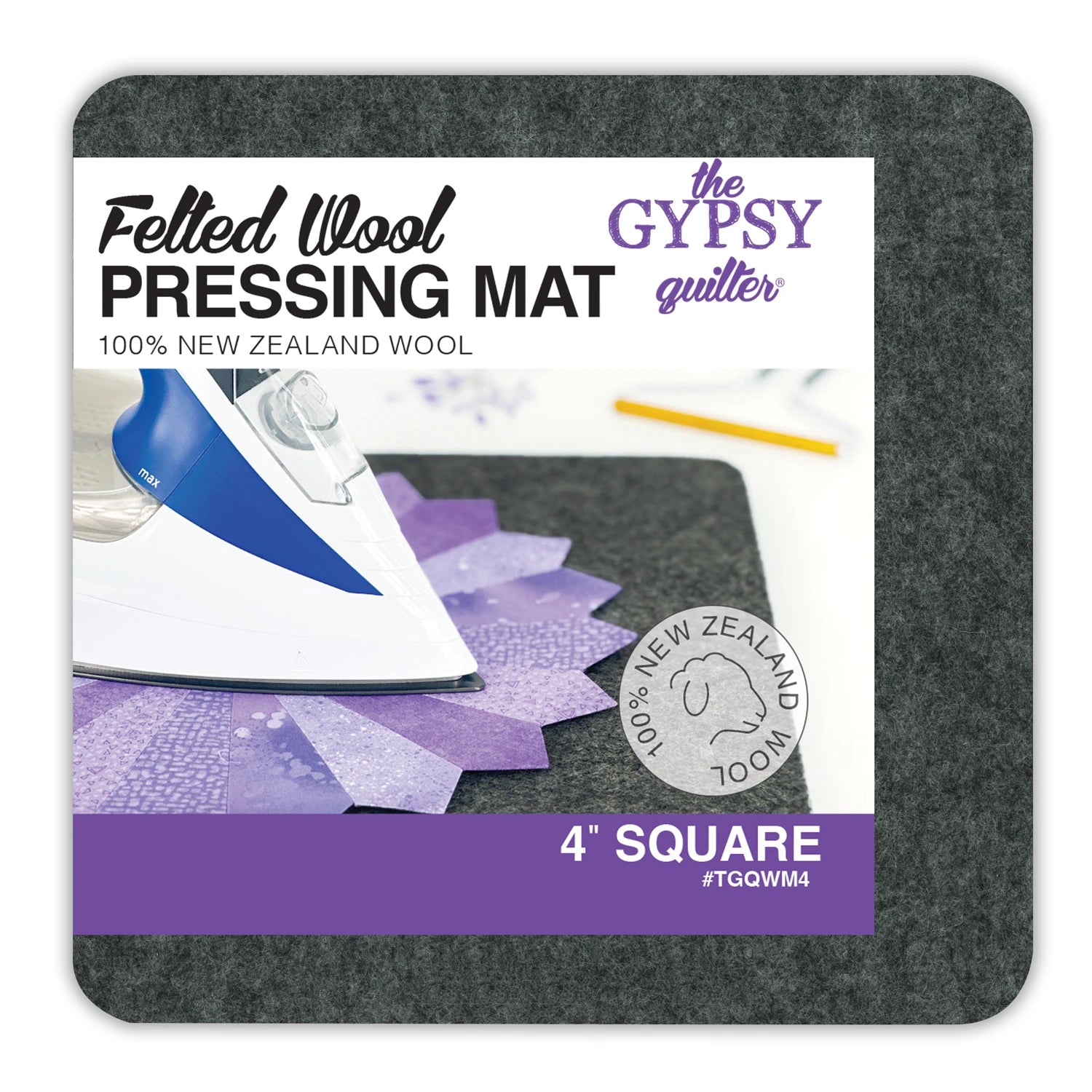 Wool pressing mat ( 4 x 4 inch)